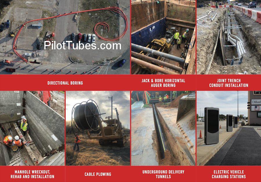 Utility Directional Drilling - Pilot Tubes